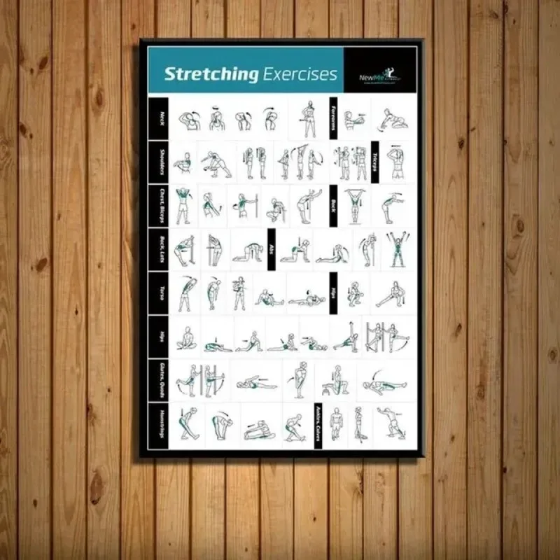 Home Gym Minimalist - Tablica Treningowa Ćwiczeń Ciała Siłownia Fitness