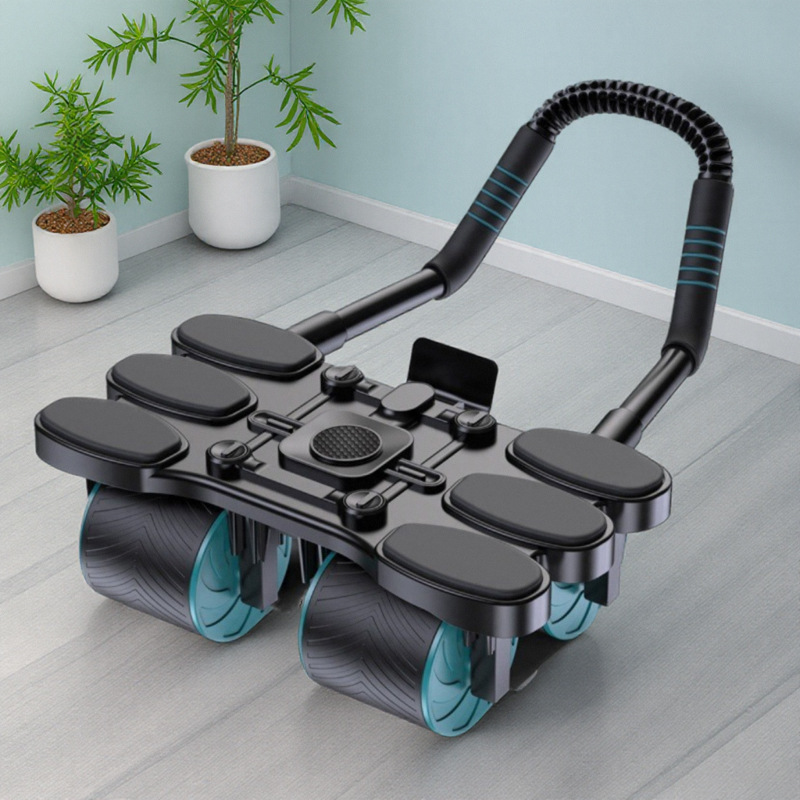 Ab Roller Wheel - Czterokołowe kółko do ćwiczeń mięśni brzucha