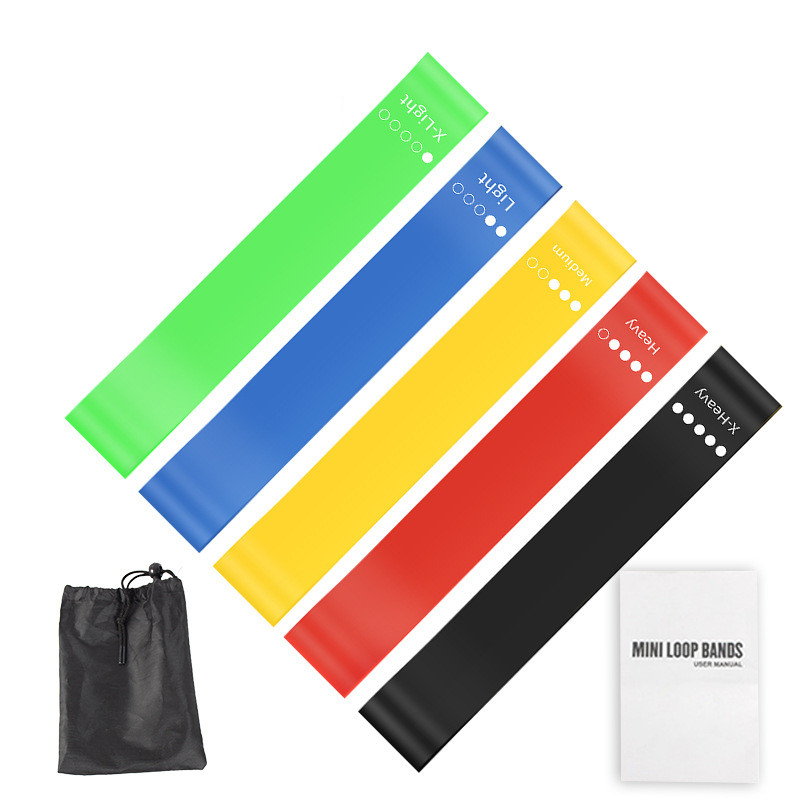 Home Gym Furniture - Zestaw 5 gum oporowych TPE z