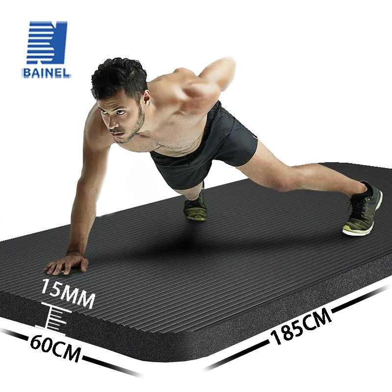 Home Gym Furniture - Antypoślizgowa bardzo gruba mata do jogi