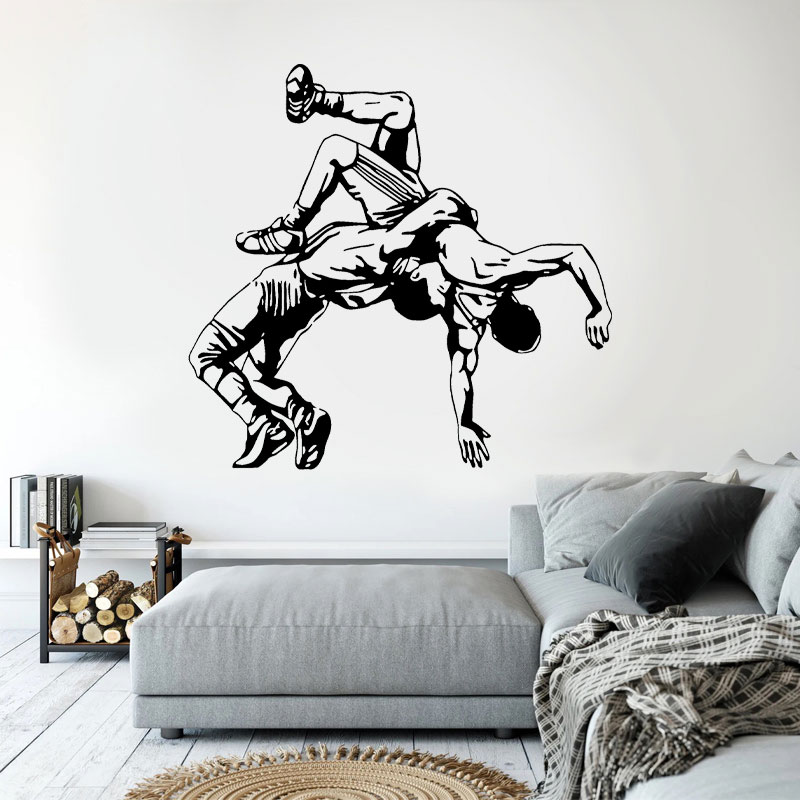 Wrestling Throw Naklejki ścien – Home Gym Furniture recenzja i cena