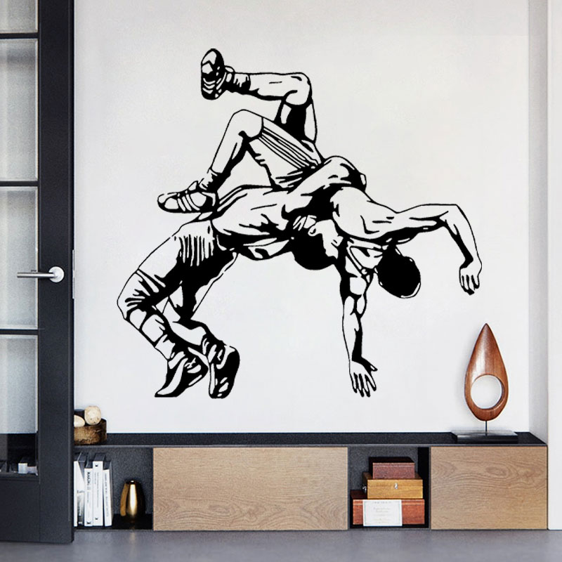 Wrestling Throw Naklejki ścien – Home Gym Furniture recenzja i cena