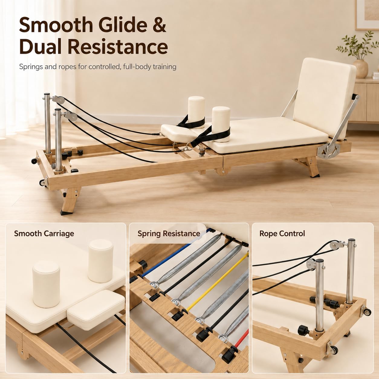 Składany sprzęt do pilatesu Re – Home Gym Equipment Amazon recenzja i cena