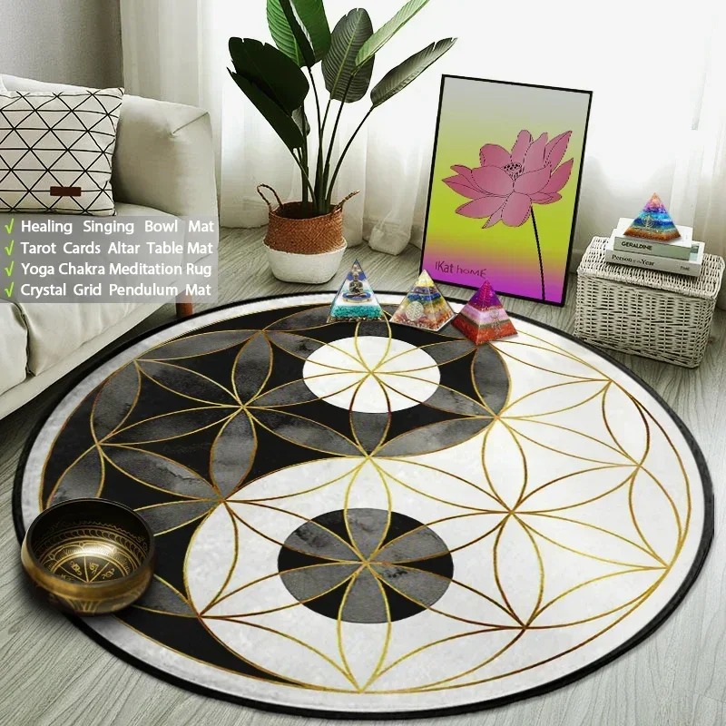 Okrągły dywan Yin Yang Taiji K – Home Gym Furniture recenzja i cena