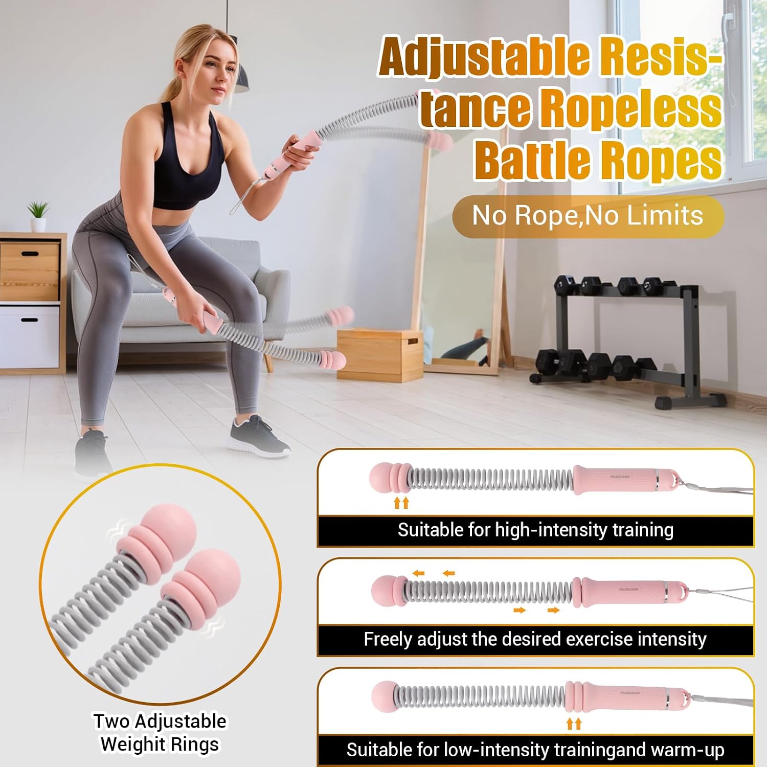 Przenośne liny do ćwiczeń bez  – Home Gym Weight recenzja i cena
