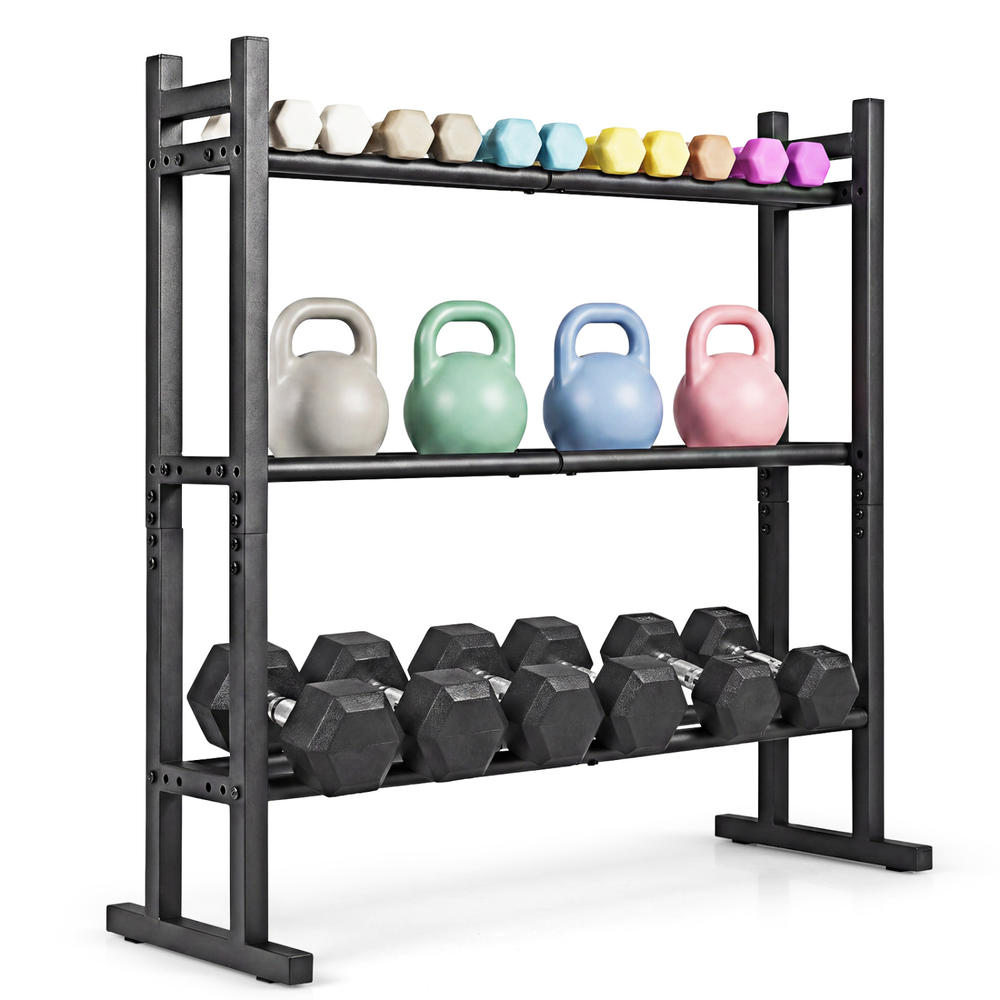 Wytrzymały 3-poziomowy stojak  – Home Gym Weight recenzja i cena