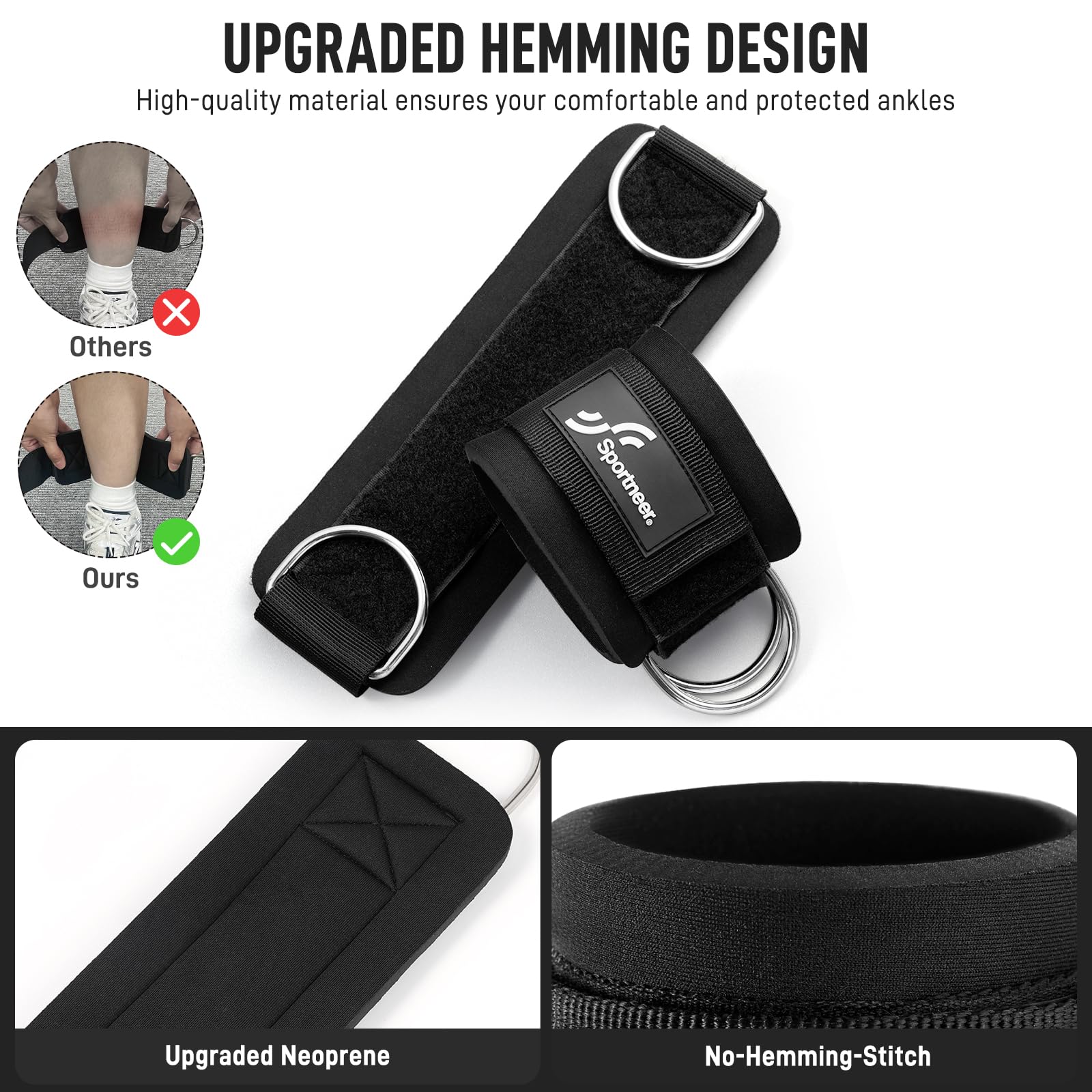 Sportneer Regulowane paski na  – Home Gym Equipment Amazon recenzja i cena