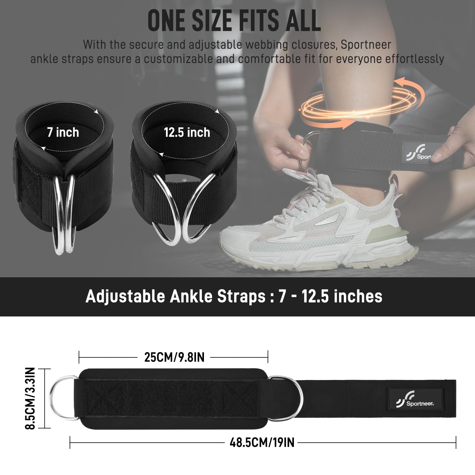 Sportneer Regulowane paski na  – Home Gym Equipment Amazon recenzja i cena