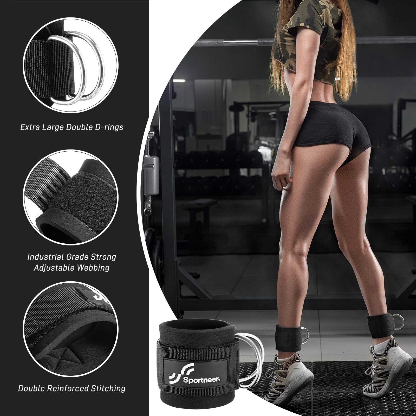 Sportneer Regulowane paski na  – Home Gym Equipment Amazon recenzja i cena