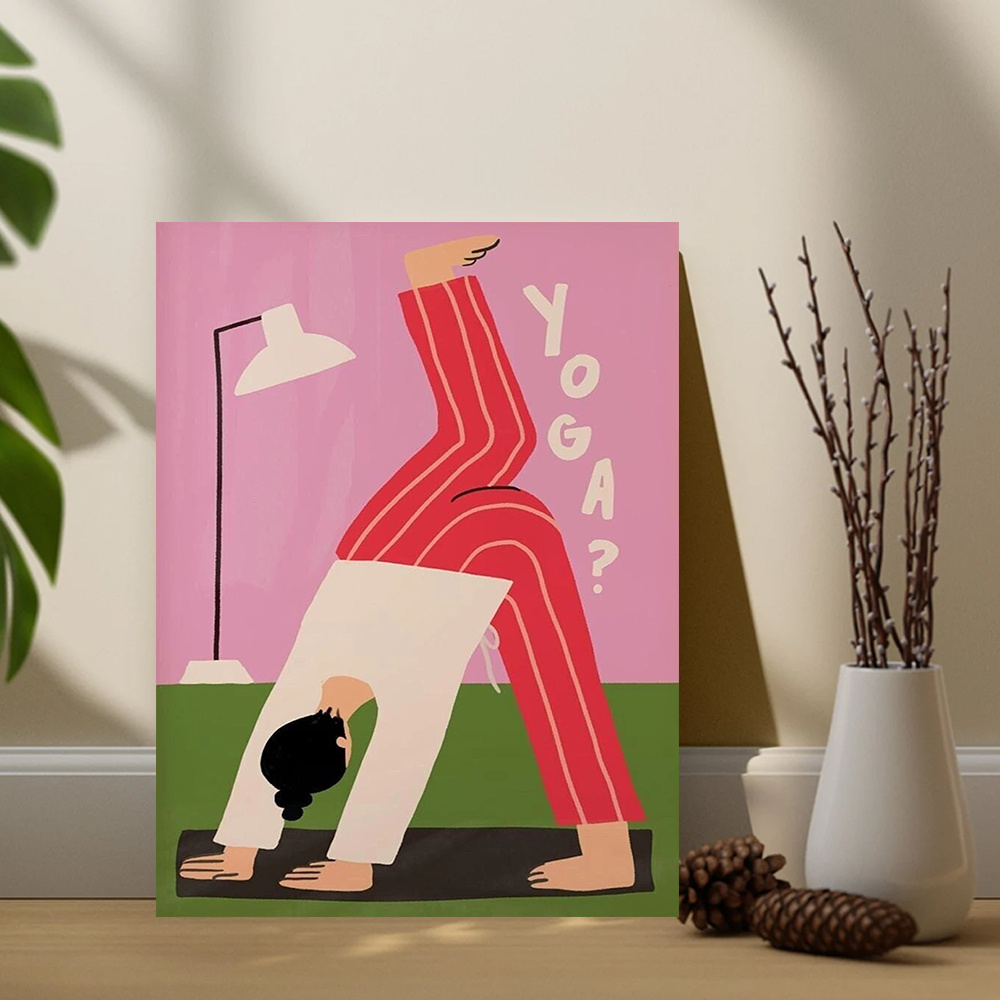 Obraz na płótnie z motywem jog – Home Gym Minimalist recenzja i cena