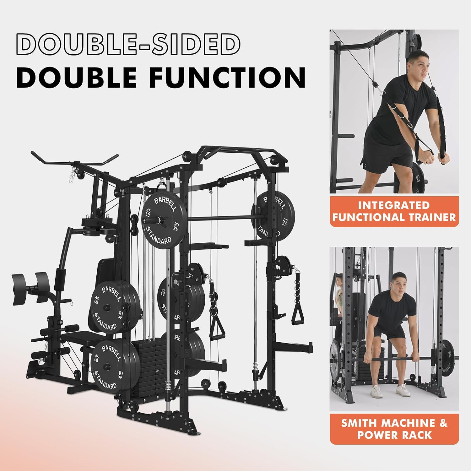 Podwójna stacja SmithΔ z klatk – Home Gym One Machine recenzja i cena