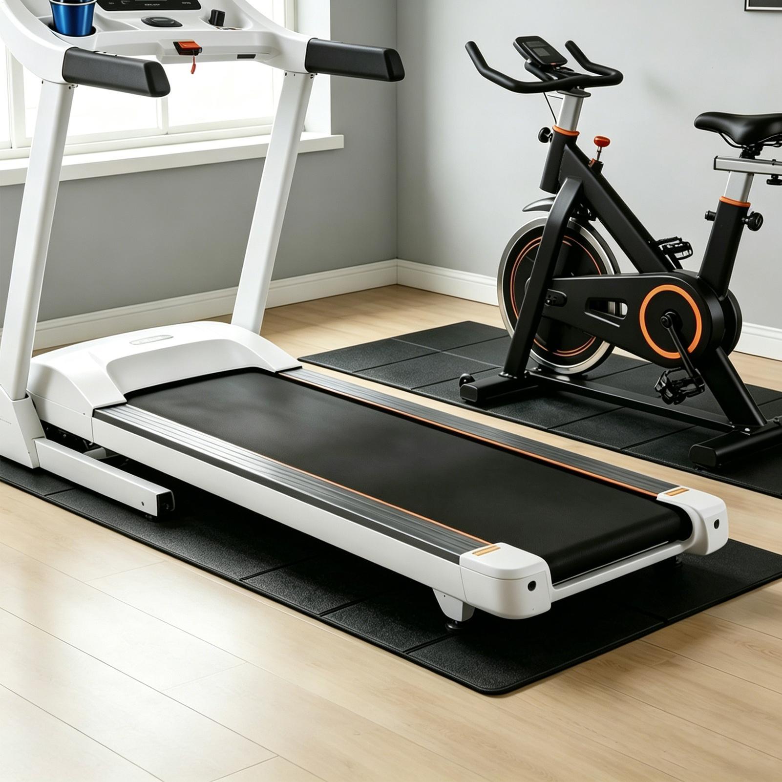Podkładki pod bieżnię, antypoś – Treadmill Home Gym recenzja i cena