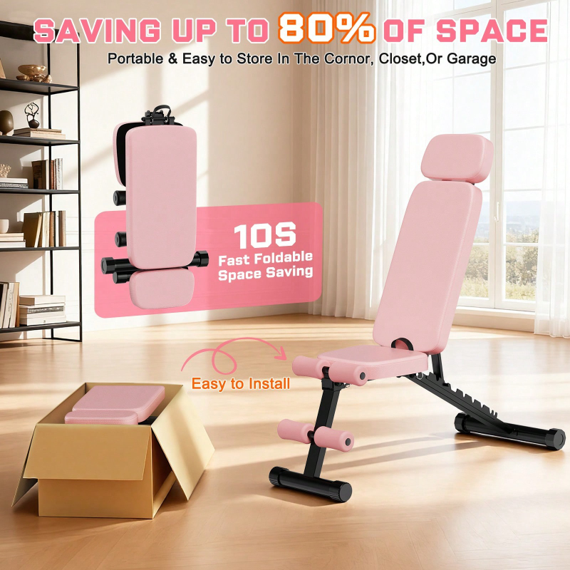 Regulowana 9-stopniowo ławka d – Home Gym Weight recenzja i cena